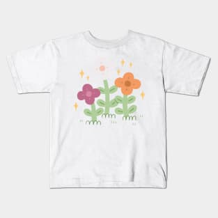 Lesbian Pride Flowers Kids T-Shirt